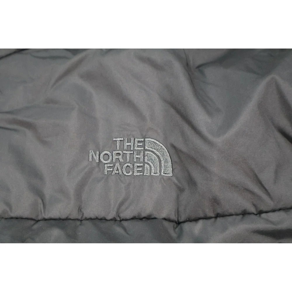 The North Face Jacket Mens 2XL Gray Puffer Insulated Full Zip Nylon‎ Lined